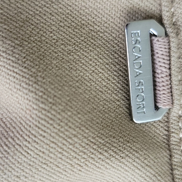 Escada Sport Linda Pants Straight Leg Gravel Womens Flat Front Pocketed … - Picture 3 of 7